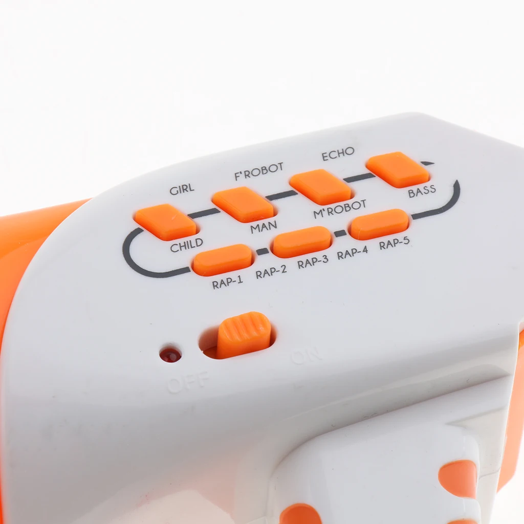 Mini Orange Voice Changer Toy with 7 Different Voice Modes and 5 DIY Music Modes, Kids Halloween Party Supplies