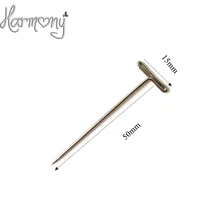 24 шт. т булавки для парика на головка из вспененного материала стиль Т-образная игла бразильский индейский манекен тип головы швейная салонная укладка инструменты