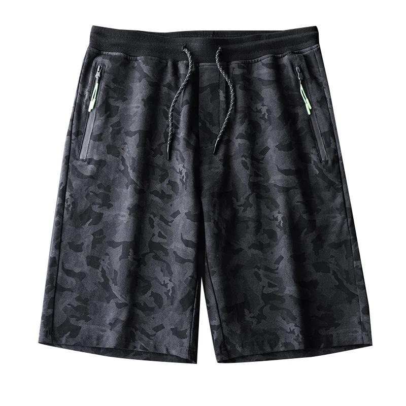 Камуфляжные шорты мужские повседневные пляжные шорты на молнии с карманами Мужские штаны для уличного бега брендовые шорты с эластичной резинкой на талии большие размеры#4189