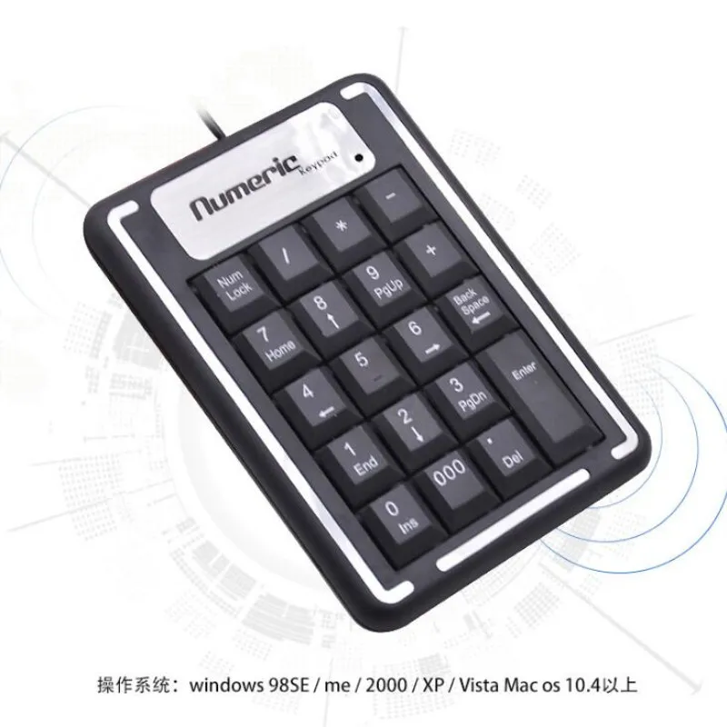 Slim MINI digital game keyboards wired multipurpose keyboard 4