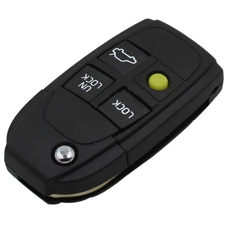 4 кнопки дистанционного ключа флип ключ чехол для VOLVO S40 V40 S70 C70 V70 S80 V