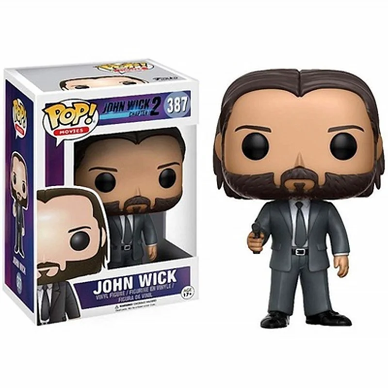 

FUNKO POP Official John Wick 387 # Vinyl Action Figures Model Doll Toys for Children Birthday Gift