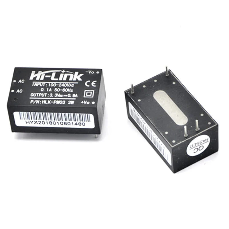 2 шт./лот Hi-link HLK-PM03 AC-DC 220 В до 3,3 В понижающий изолированный блок питания преобразователь