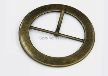 

50pieces Antique Bronze Round Metal Belt Buckle For Bags Clothes Belt Sewing Hooks Clips Sewing Supplies K10