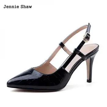 

Slingbacks High Thin Heels Pointed Toe Party Valentine Shoes Women Dress Shoes Size 30 To 44