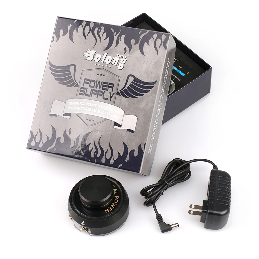 

Tattoo New Critical Aurora Aluminium Tattoo Power Supply for Tattoo Machine P176