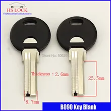 901 прямо Ванна двери ключ пустой ключ корпус ключа для вертикальный ключ машина для резки заготовки ключей B090