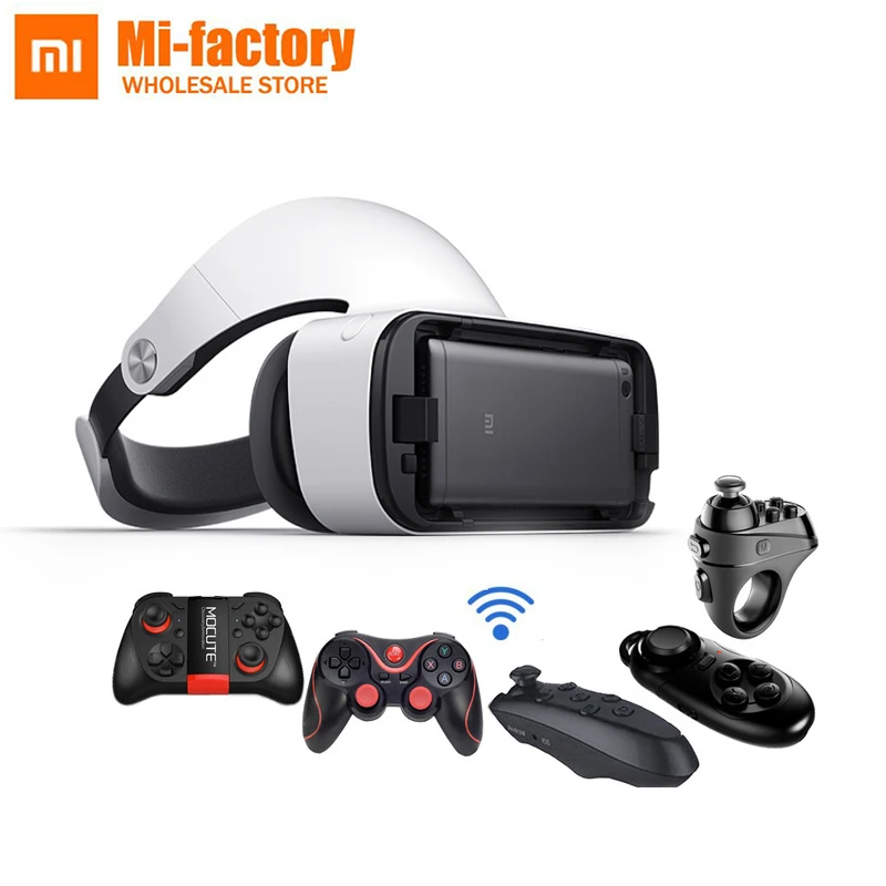 New Xiaomi Vr Glasses Head Mounted 3D Built in Motion sensor VR With 9