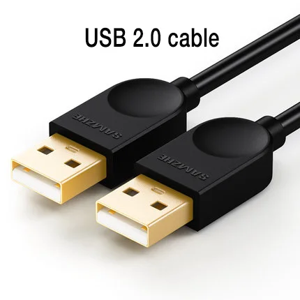 SAMZHE USB к USB 3,0 кабель папа-папа USB3.0 удлинитель супер скорость для радиатора жесткий диск автомобиля MP3 веб-камера цифровая камера - Цвет: 2