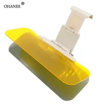 OHANEE HD Автомобильный солнцезащитный козырек очки для водителя День Ночь анти-ослепляющие зеркальные солнцезащитные очки для мужчин и женщин прозрачный вид ослепительные очки