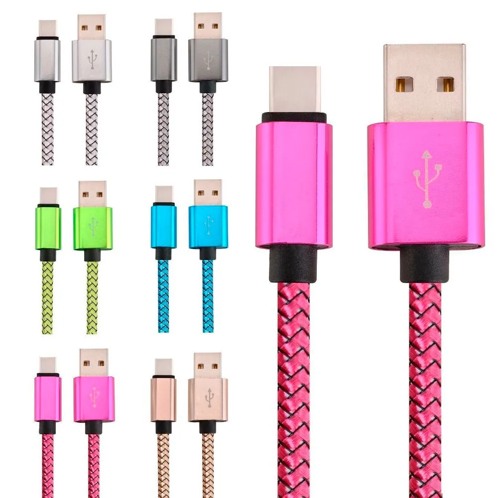 200pcs/lot 25CM 1M 2M 3M Fabric Braided cable Accessory Bundles for