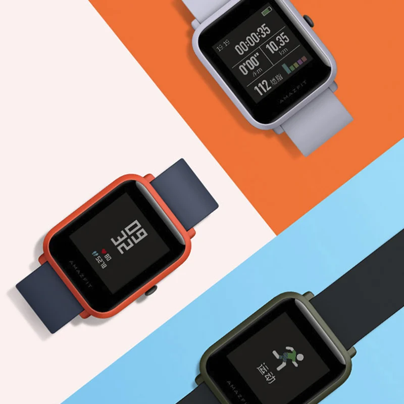 BOORUI силиконовый ремешок для huami Amazfit Bip PACE Lite Smartwatch Браслет умные часы аксессуары с модными цветами