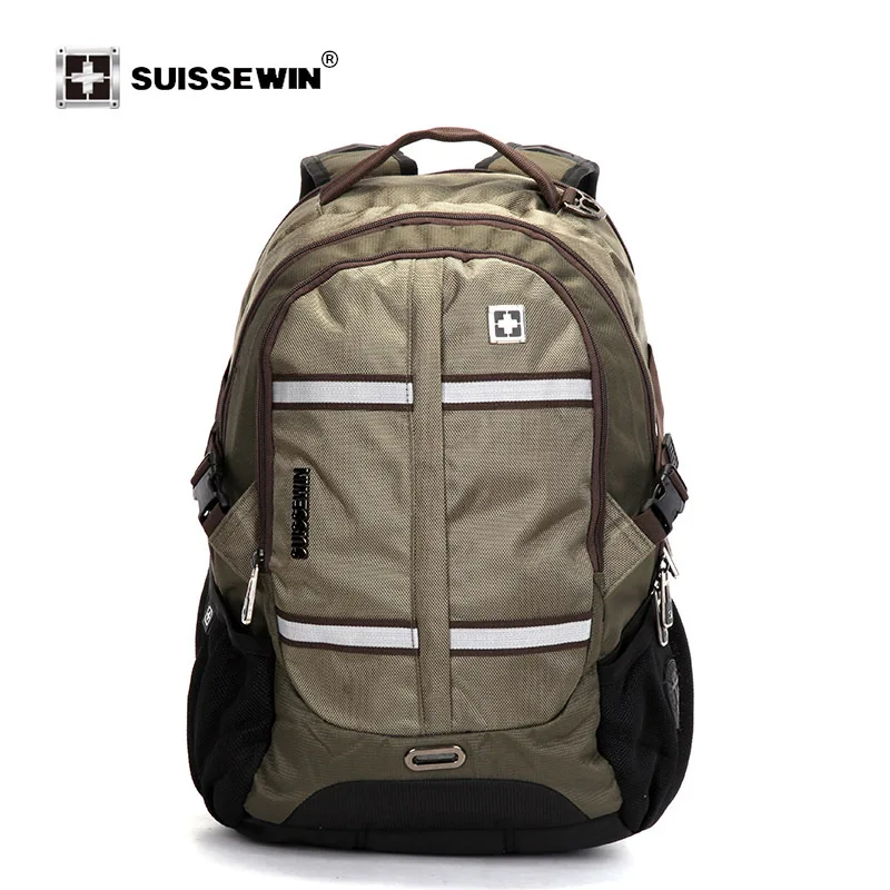 swiss black 8810 sac a dos usb 17 business travel laptop Backpack mochila male backpacking Laptop B