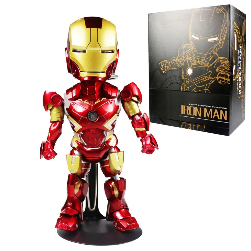 

Anime Tony Stark Mark MK 43 Light & Action Function Figure Free Shipping