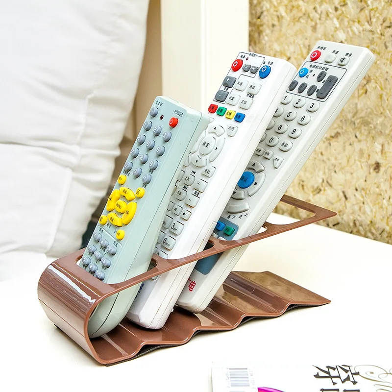 

Remote Control Storage Rack Box Organizer Mobile Phone VCR DVD Step Container Storage Holder Home Office Remote Control Holder