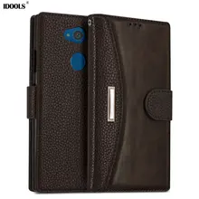 IDOOLS Flip Case For Sony Xperia XA2 Ultra Wallet PU Leather Back Cover Cases For Sony Xperia XA3 Ultra Phone Bags