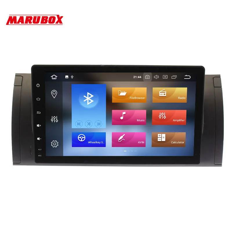 Marubox 9A901PX5, автомобильный мультимедийный для BMW E53 X5 00-06/E39 96-03, Android 9, 8 ядер, 4G ram, 32G rom, gps, navi " дюймов с Радио BT