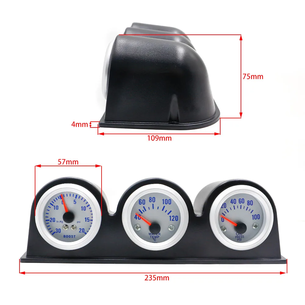 Buy CNSPEED 7 Color 52MM Tachometer Gauge RPM gauge Meter Digital Display & led light Auto Rpm Gauge meter XS100115