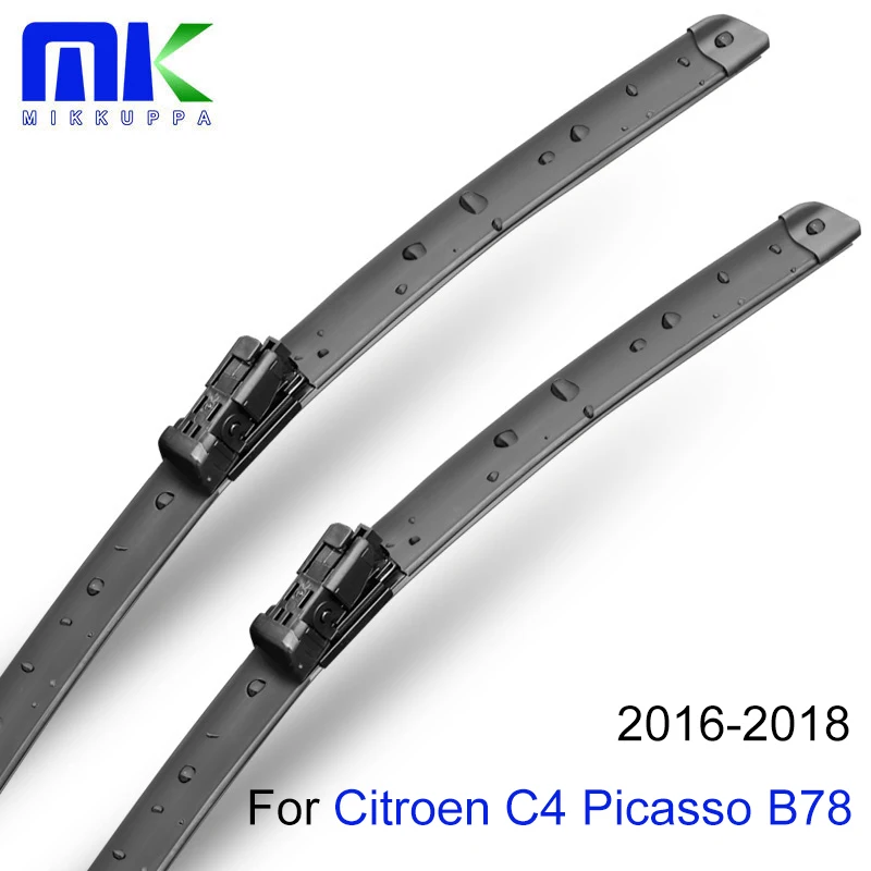 Стеклоочистители Mikkuppa для Citroen C4 Picasso B78 2016 2017 2018 ветрового стекла из натурального