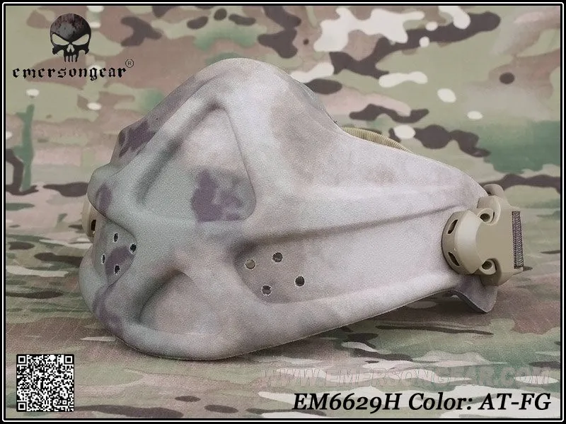 Emerson армейские шестерни Неопрена Жесткий пены маска airsoft painball уход за кожей лица протектор EM6629H AT/FG A-TACS/FG шлем