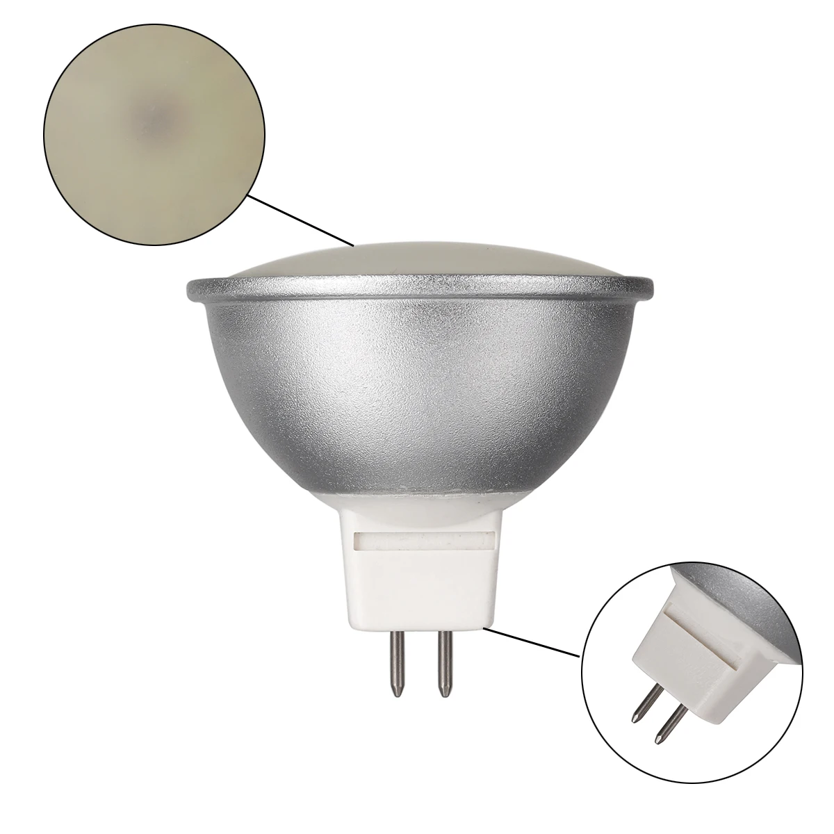 3 Вт MR16 GU10 E27 Светодиодный прожектор точечная лампа 3014 SMD диммируемая Трехцветная