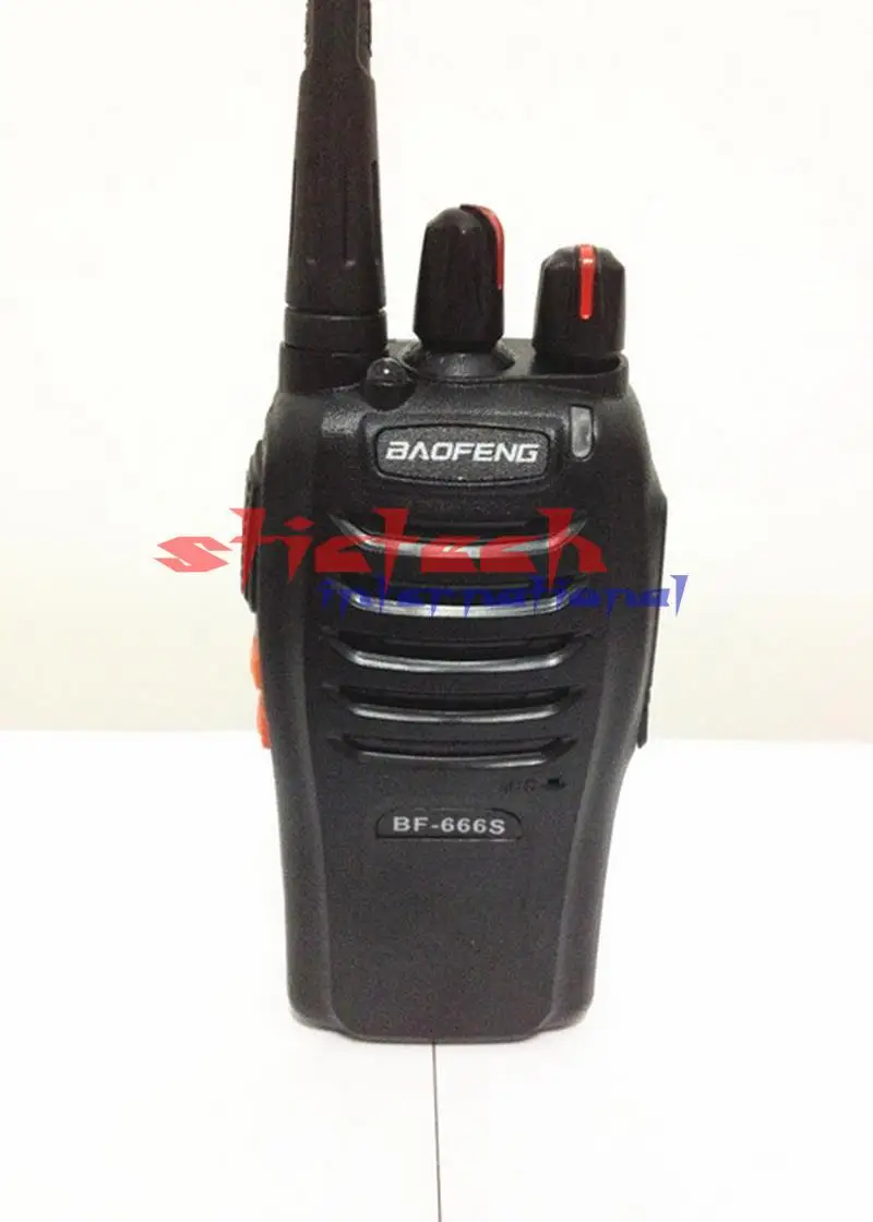 Dhl ИЛИ ems 10 шт. BF-666S Walkie Talkie UHF 400-470 МГц Профессиональный портативный Ham 3 Вт двухстороннее Радио BF 666S