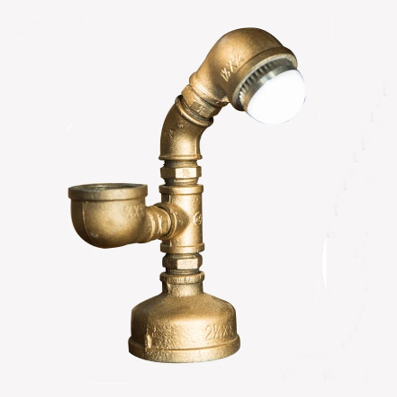 SGROW Retro Light Table Lamp Loft Iron Pipe Lamp Decorative Desk Lamp for Coffee Bar Bedroom Beside Light Vintage Lamp Lamparas SGROW Retro Light Table Lamp Loft Iron Pipe Lamp Decorative Desk Lamp for Coffee Bar Bedroom Beside Light Vintage Lamp Lamparas