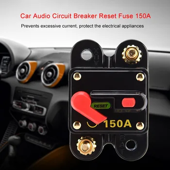 

12V/24V/32V Waterproof Circuit Breaker Manual Reset Switch Car Audio Circuit Breaker Reset Fuse 150A for System Protection