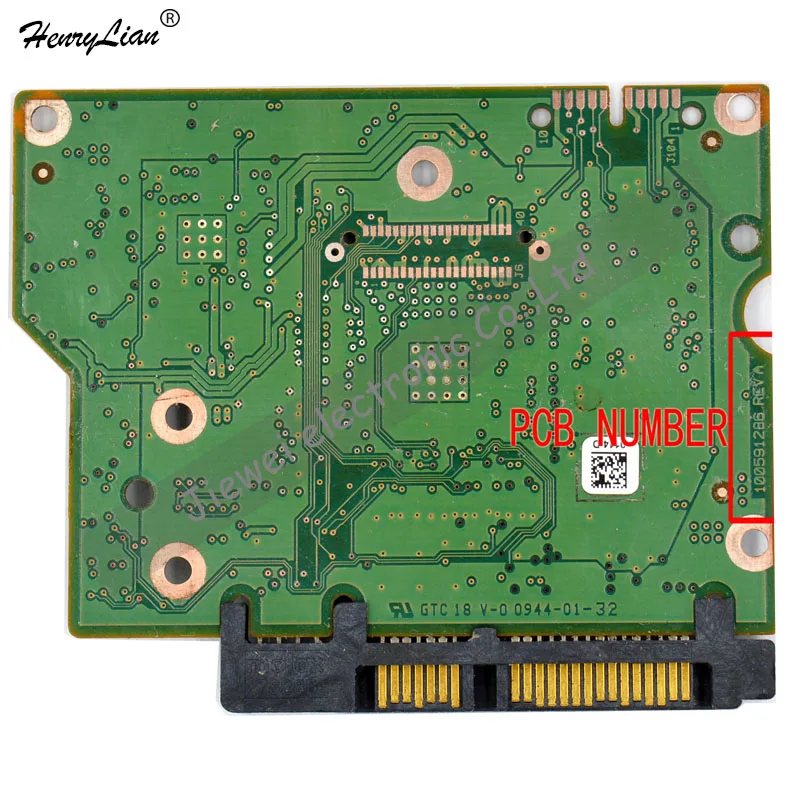HDD PCB для логической платы/номер платы: 100591286 REV A