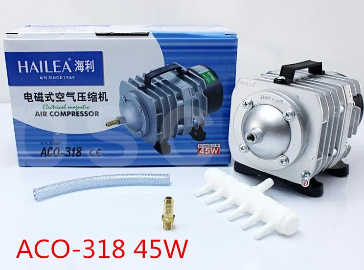 ACO-318 Аэратор водохранилища пруда морепродуктов 55L/min 30 W, компрессор воздуха фермы. Насос для аквариума. Kam carp pooling кислородная машина. Надувное - Цвет: ACO-318