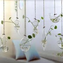 Домашний сад прозрачный стеклянный Цветочный Стенд для растений висячая ваза для растений Террариум контейнер домашний сад офисный Декор