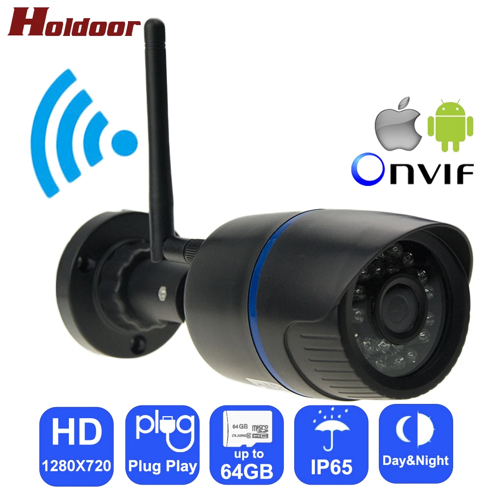 bilder für Holdoor IPC Kamera Drahtlose WiFi HD 720 P Netzwerk Cam 1280*720 Ir-schnitt-nachtsicht Wasserdicht Onvif Android iOS Telefon Webkamera bilder für Holdoor IPC Kamera Drahtlose WiFi HD 720 P Netzwerk Cam 1280*720 Ir-schnitt-nachtsicht Wasserdicht Onvif Android iOS Telefon Webkamera