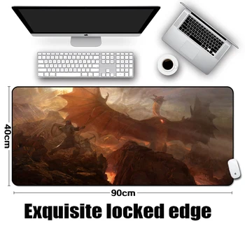 

Mairuige Rogue Dragon Style Big Mousepad Game Gaming Mouse Mat Dragon Ball Monster Hunter Gemer Mice Mat for LOL Csgo Dota2