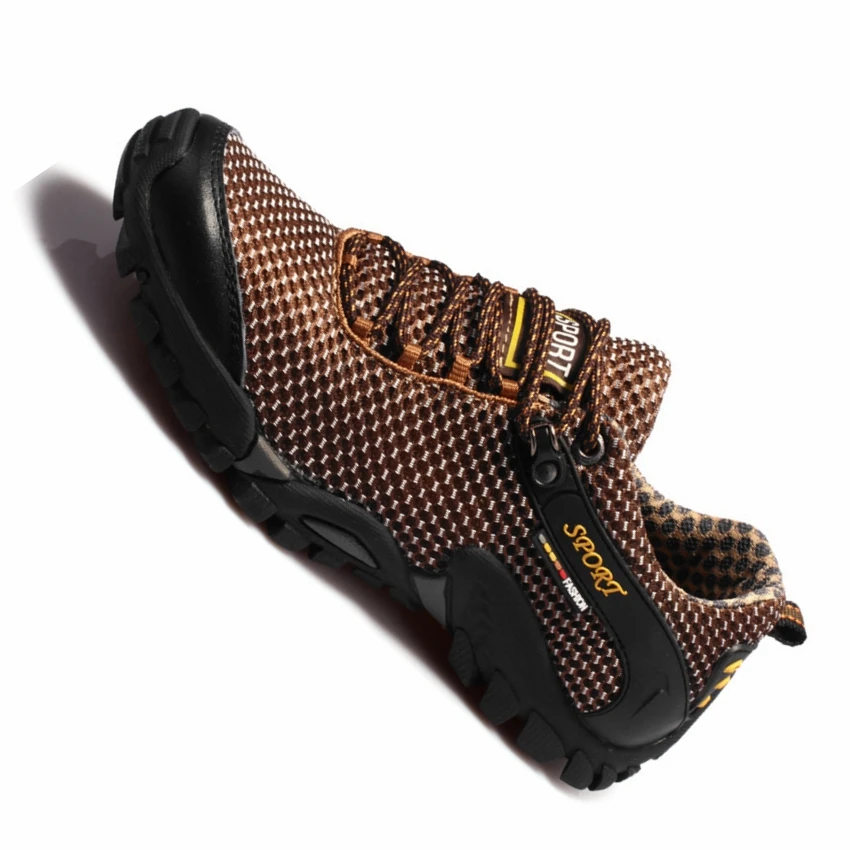 

summer breathable mesh hiking shoes men brand sport outdoor mountain climbing hiking sneakers men camping hunting trekking shoes