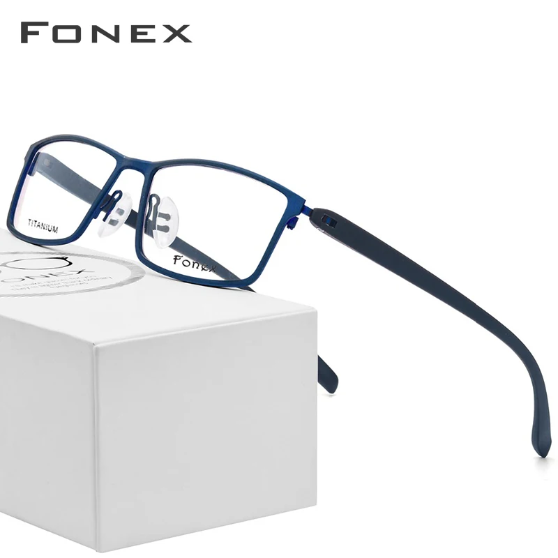 

TR90 Titanium Glasses Frame Men Ultralight Square Myopia Prescription Eyeglasses Women Full Optical Frame Male Screwless Eyewear