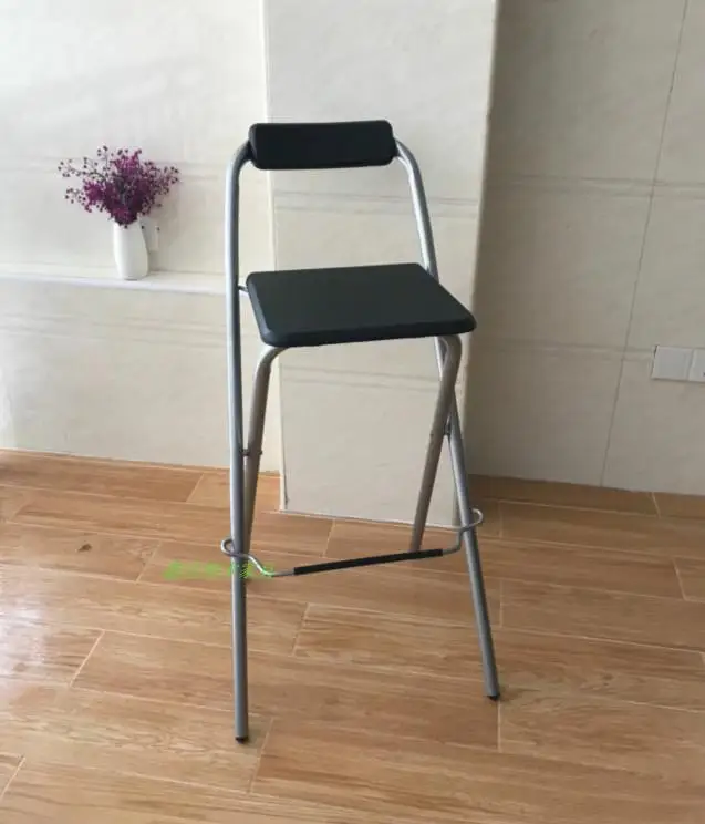 style3 Folding Bar Chair. High Bar Stool Fishing Outdoor Folding Fishing Bar Chair Formal Dinning Chairs Fauteuil Long De Bars - Цвет: style3