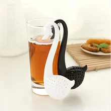 Creative home tea strainer Swan tea filter is environmentally friendly non-toxic teaspoon tea leak filter mixing bubble