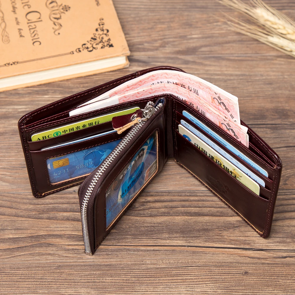 BISON DENIM, Женский кошелек из натуральной кожи, женский короткий кошелек, кошелек для монет, маленький держатель для карт, кошелек, модный бренд, дизайн N4441