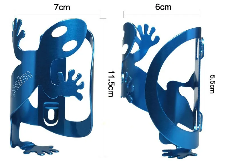 PROPALM  gecko bike bicycle bottle cage bottle bracket holder anode Aluminum colorful (10)
