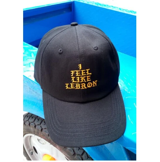 

discount Black I FEEL LIKE LEBRON Hat (slide buckle) james kanye west meme KERMIT TEA Hats casquette kanye west bear caps CHANCE