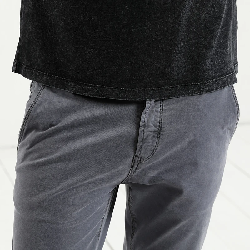 SIMWOOD 2019 весенние штаны для мужчин Slim Fit Smart повседневное высокое качество