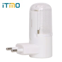 Домашний Светильник ing 3 Вт прикроватный светильник светодиодный ночник Настенный светильник с европейской вилкой энергоэффективный настенный аварийный светильник 4 светодиодный s