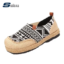 Модные женские туфли дизайн повседневная обувь женская дышащая Женские Мокасины Размеры ЕС 35-40 AA50087