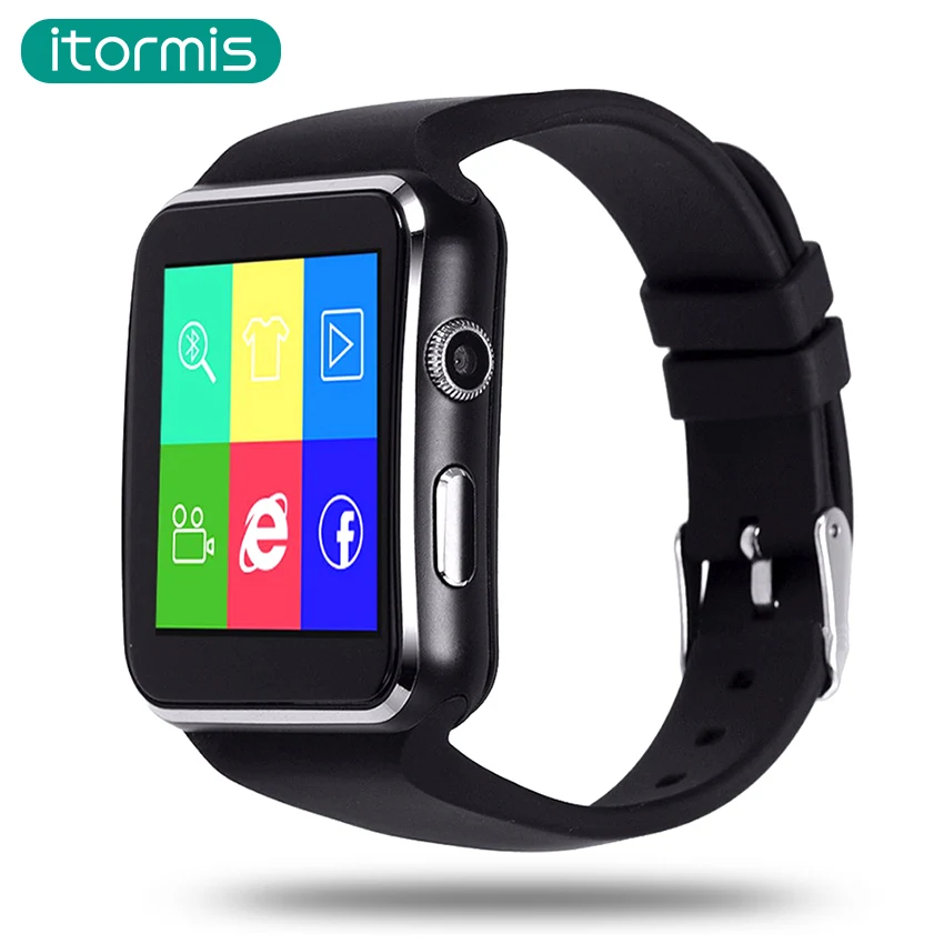 Itormis Bluetooth смартфон часы Smartwatch sim карты с изогнутым экраном Камера Facebook IOS для Android