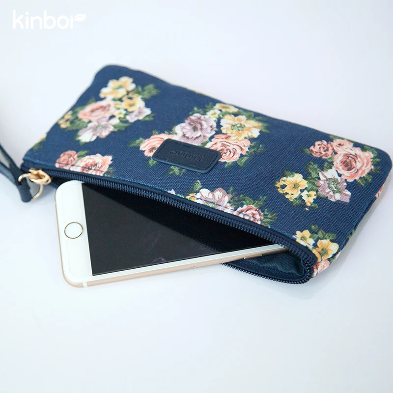 Оригинальный Пенал KINBOR простая сумка для хранения DTB6201 хлопковые канцелярские