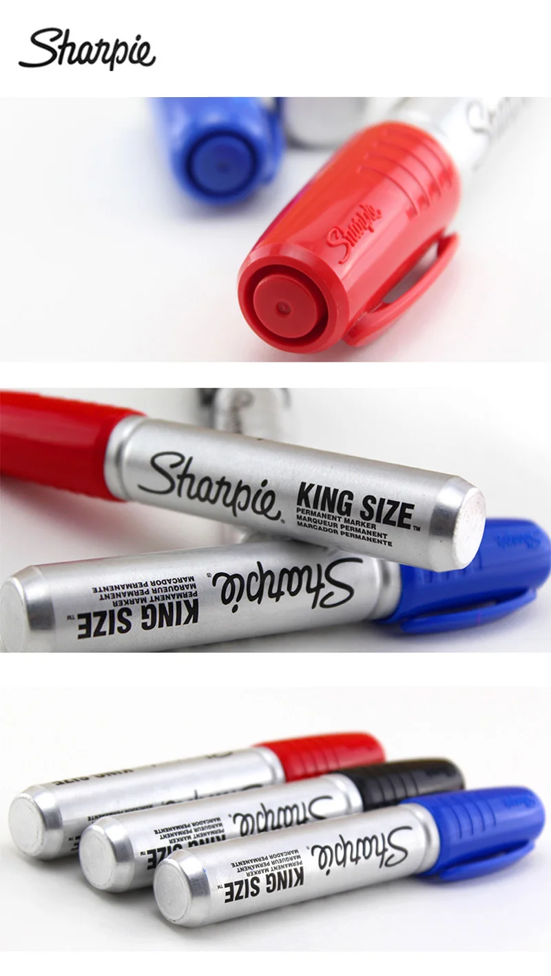 Sharpie-canetas industriais 15001, placa de metal, grosso,