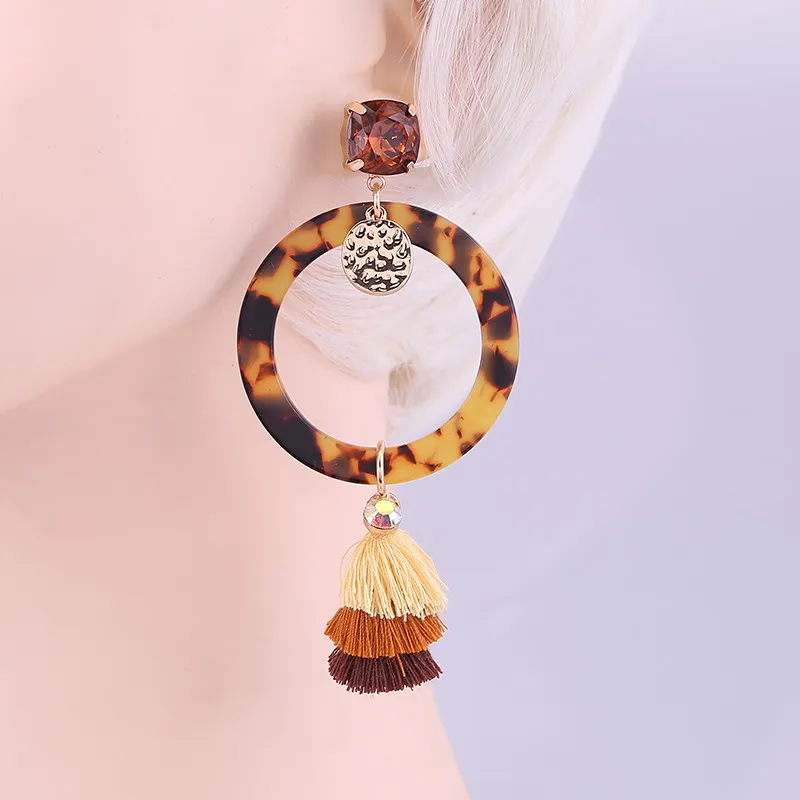 Earrings Brown