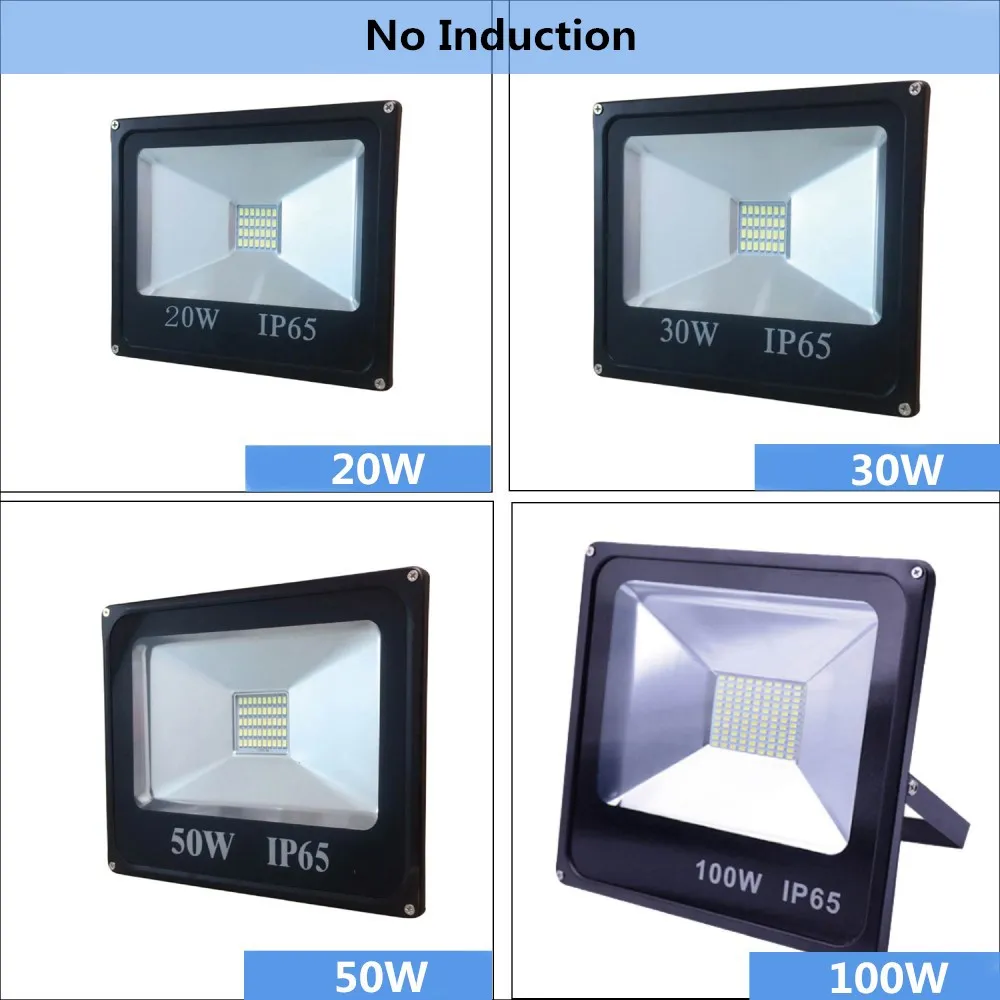 AC светодиодный пятно света 10 W 20 W 30 W 50 W Светодиодный прожектор IP65 водонепроницаемый Светодиодный прожектор лампы для растений открытый Gargen