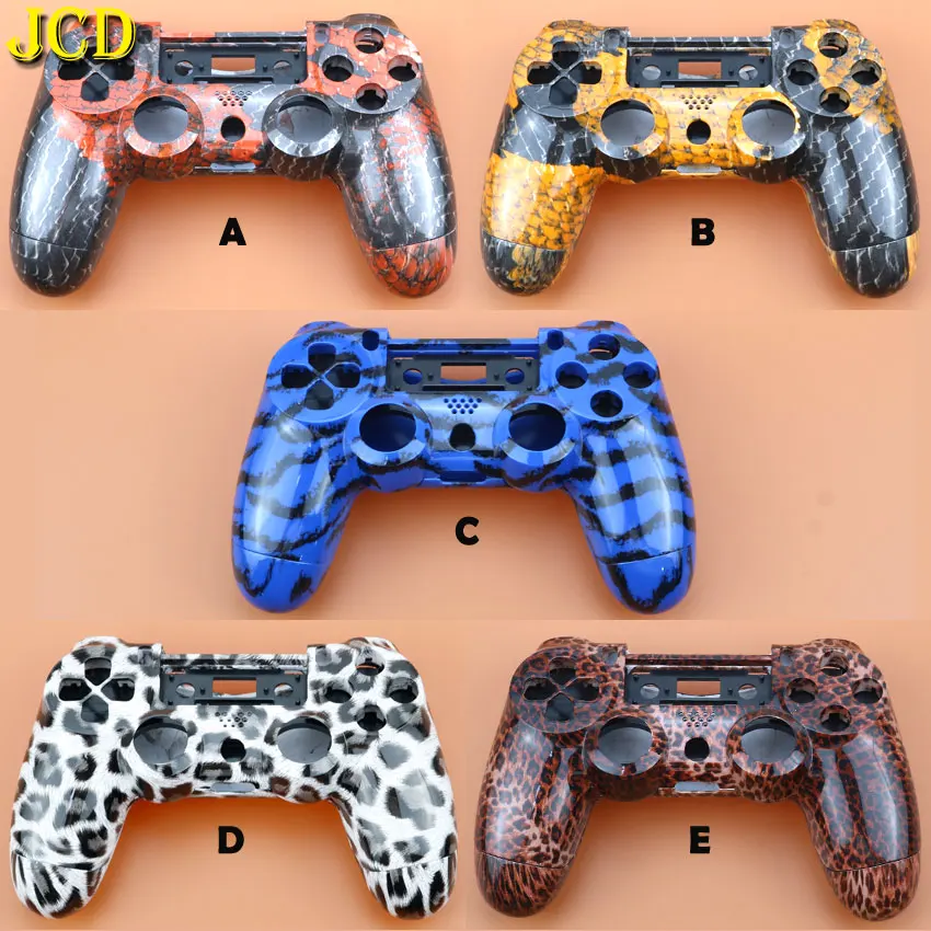 Пластиковый твердый чехол JCD для контроллера PS4 передняя задняя верхняя нижняя