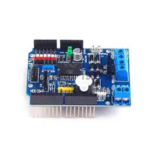 1PCS L298P PWM Speed Controller Dual High-Power H-bridge Driver Bluetooth Interface L298P Motor Shield Board for Arduino